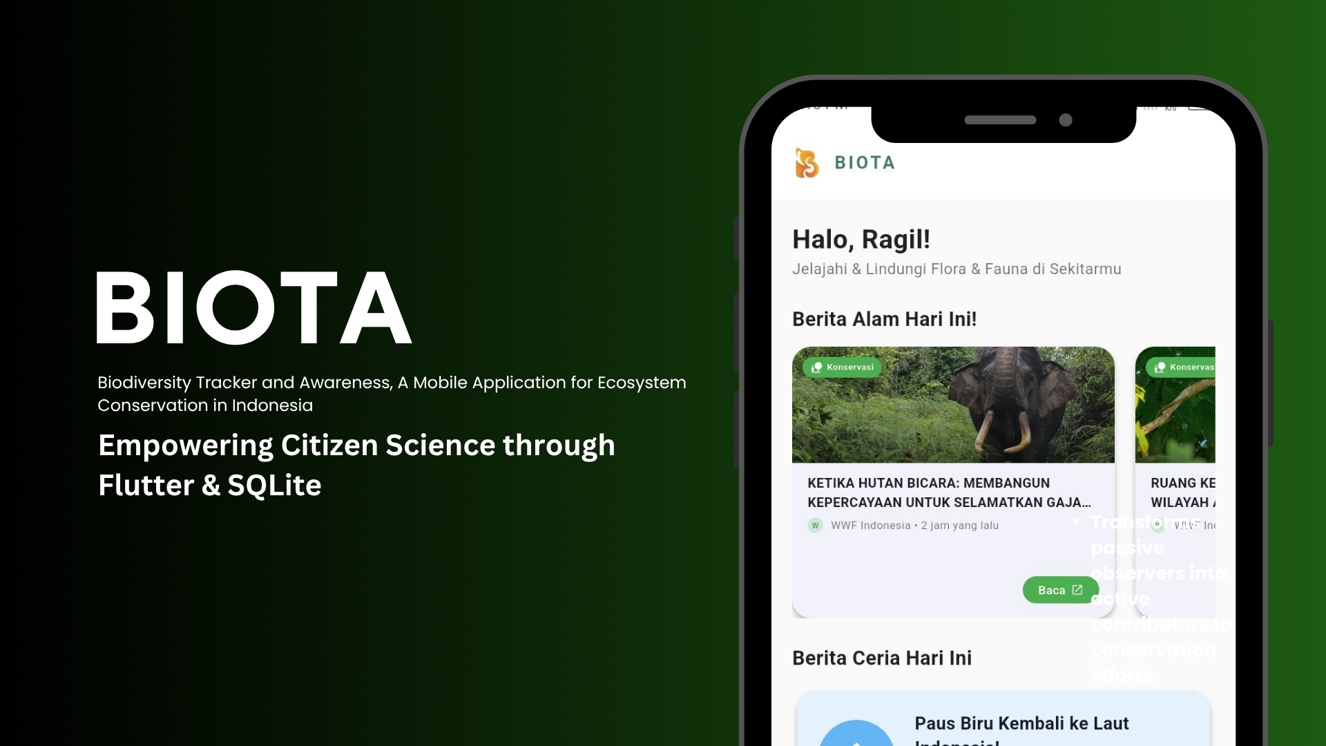 BIOTA Mobile App